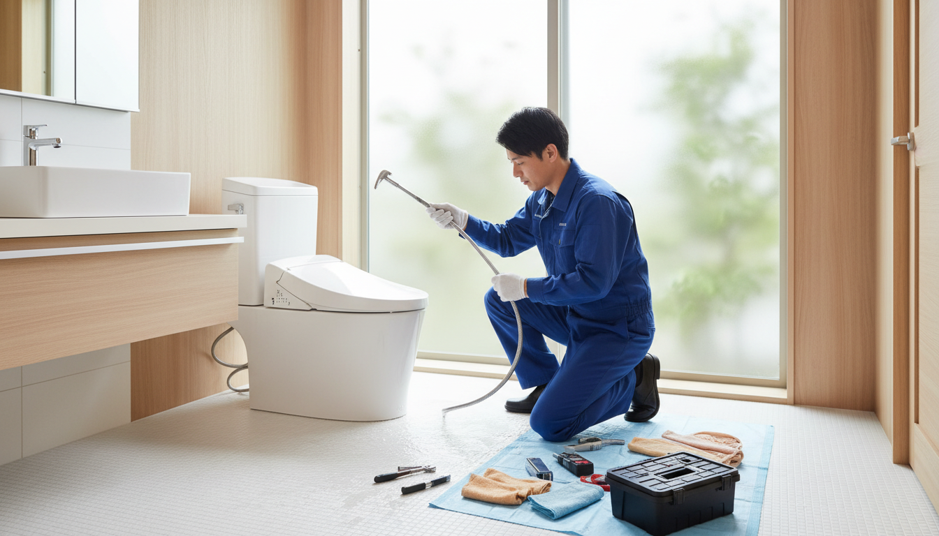 三戸郡新郷村のトイレつまり修理の料金相場に関する画像