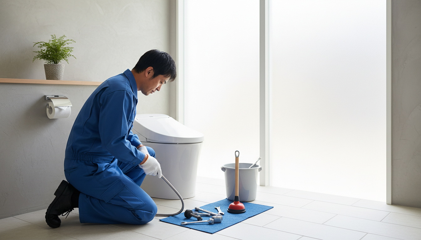 平川市のトイレつまり修理料金の相場はいくら？に関する画像