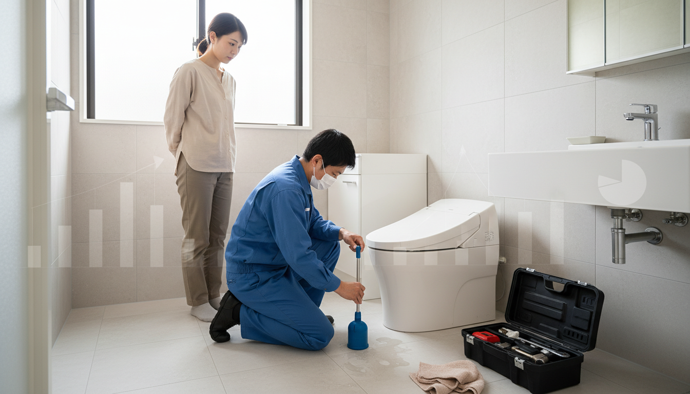 トラブル別の料金目安と平均的な相場に関する画像