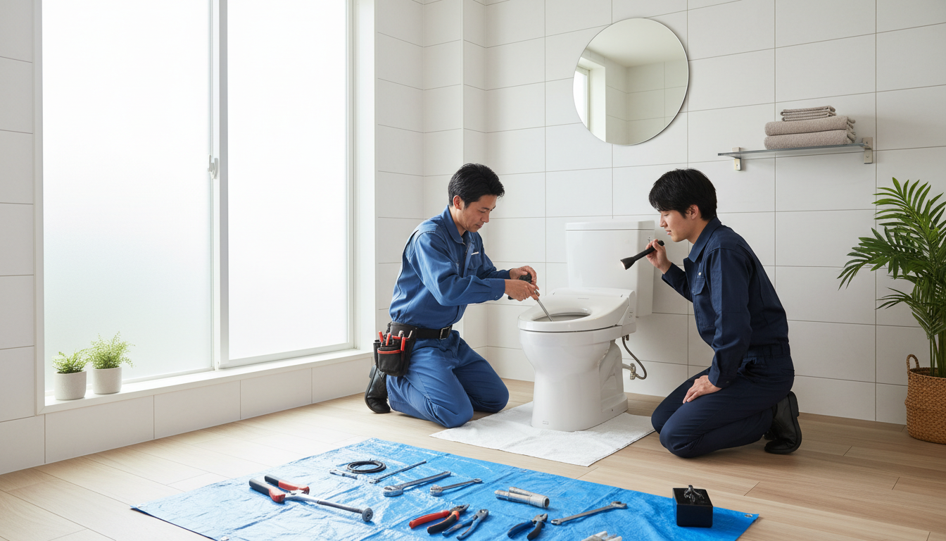 磐田市で評価の高いトイレつまり修理業者一覧に関する画像