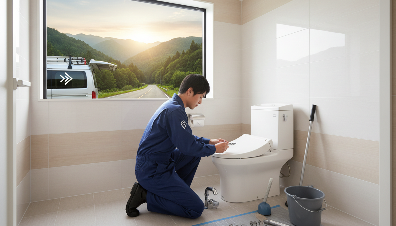 1. 対応の速さ｜天竜区の地理的特性と業者の拠点に関する画像