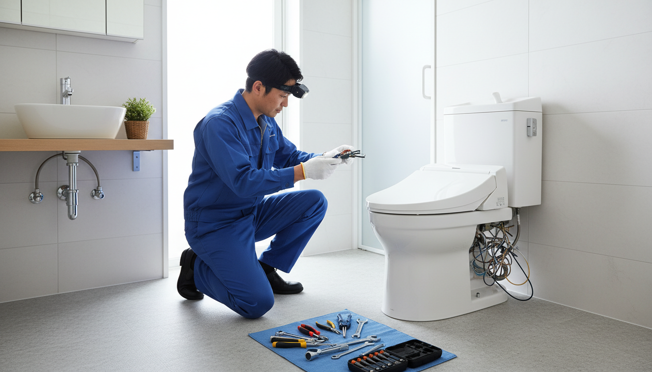 浜松市南区のトイレつまり修理料金の相場に関する画像