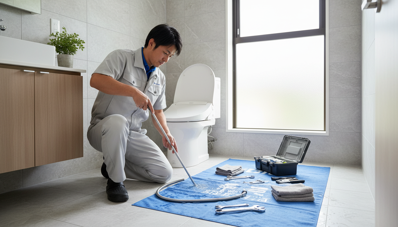 浜松市北区のトイレつまり修理にかかる料金相場に関する画像