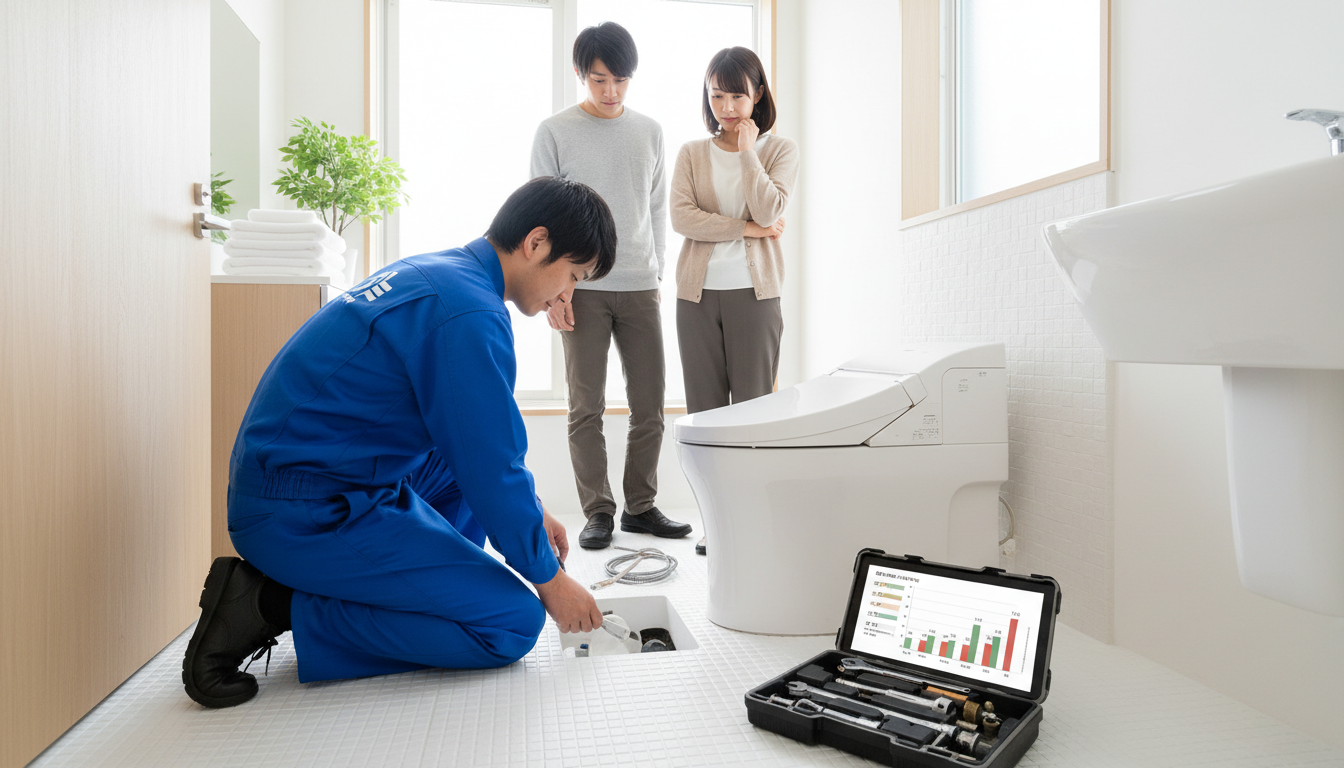 トラブル別の料金目安と平均的な相場に関する画像