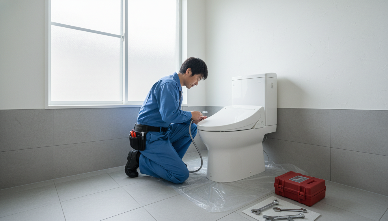 トイレつまりの修理料金相場と料金体系のチェックポイントに関する画像