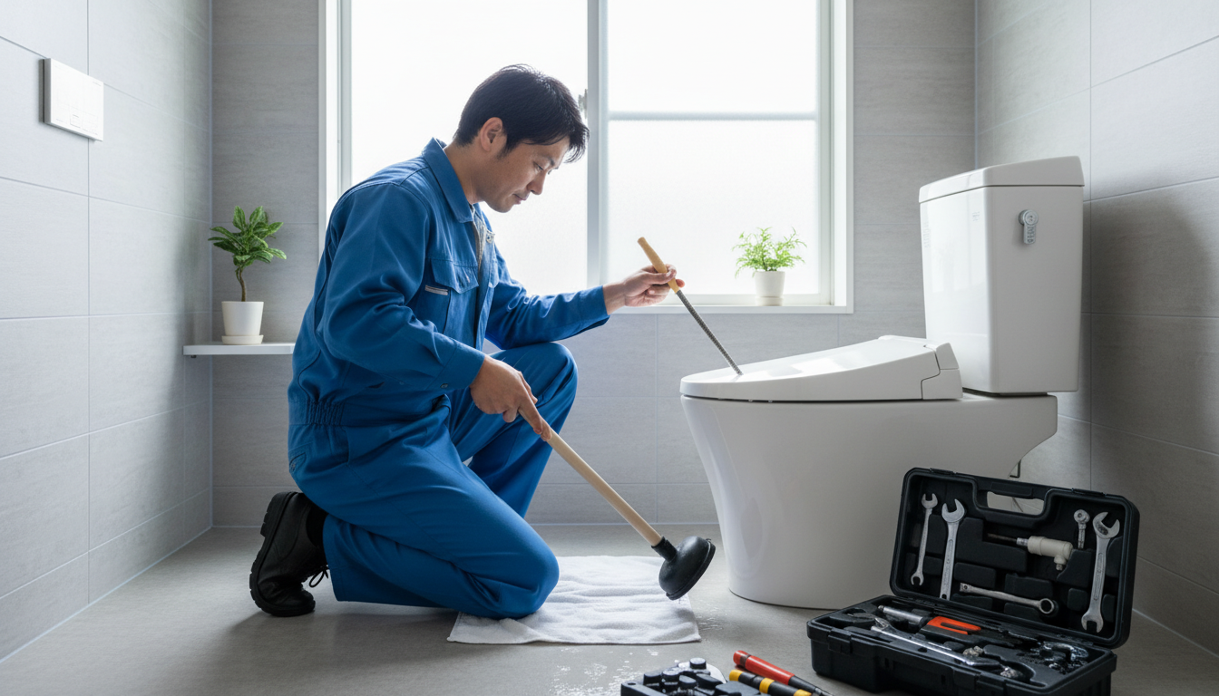 酒々井町でトイレつまり修理業者を選ぶ際の重要ポイントに関する画像