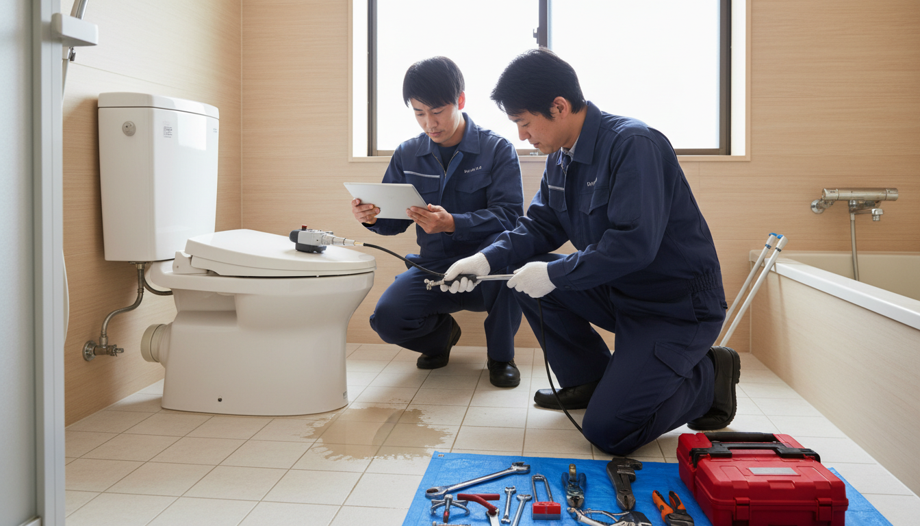 1. 自治体の「指定給水装置工事事業者」であるかに関する画像