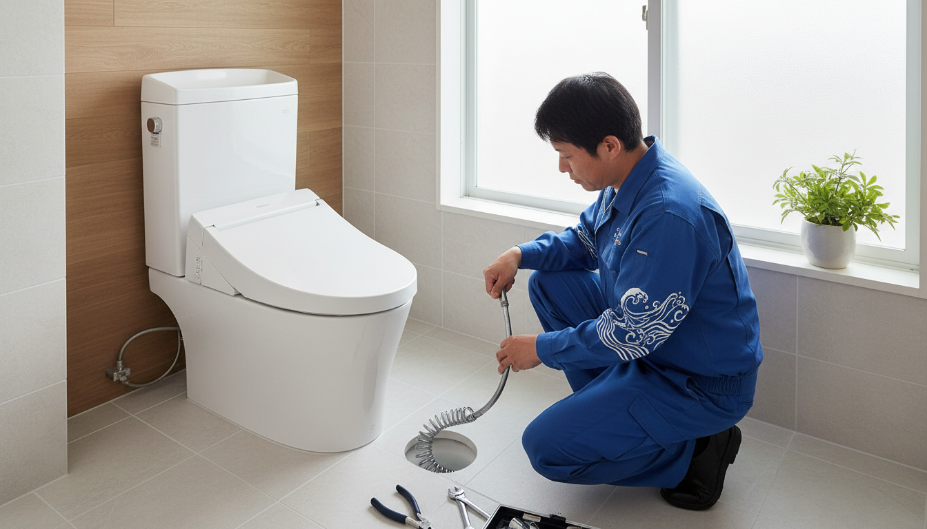 九十九里町のトイレつまり修理料金の相場と内訳に関する画像