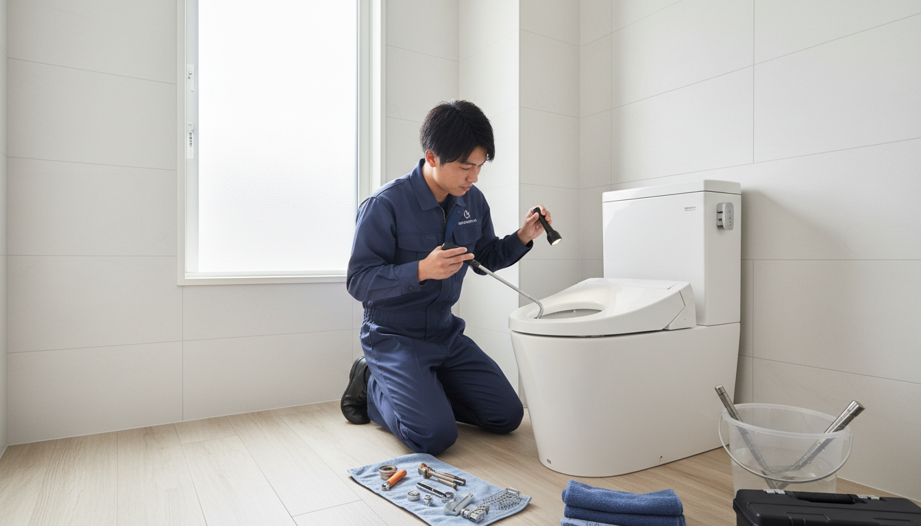 松戸市のトイレつまり修理料金の相場は？に関する画像