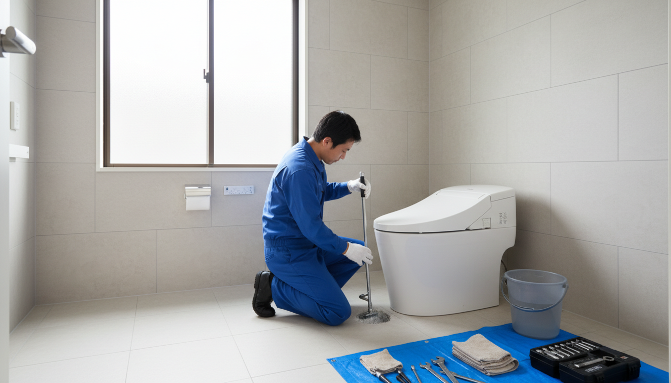 稲毛区のトイレつまり修理の料金相場は？費用内訳と注意点に関する画像