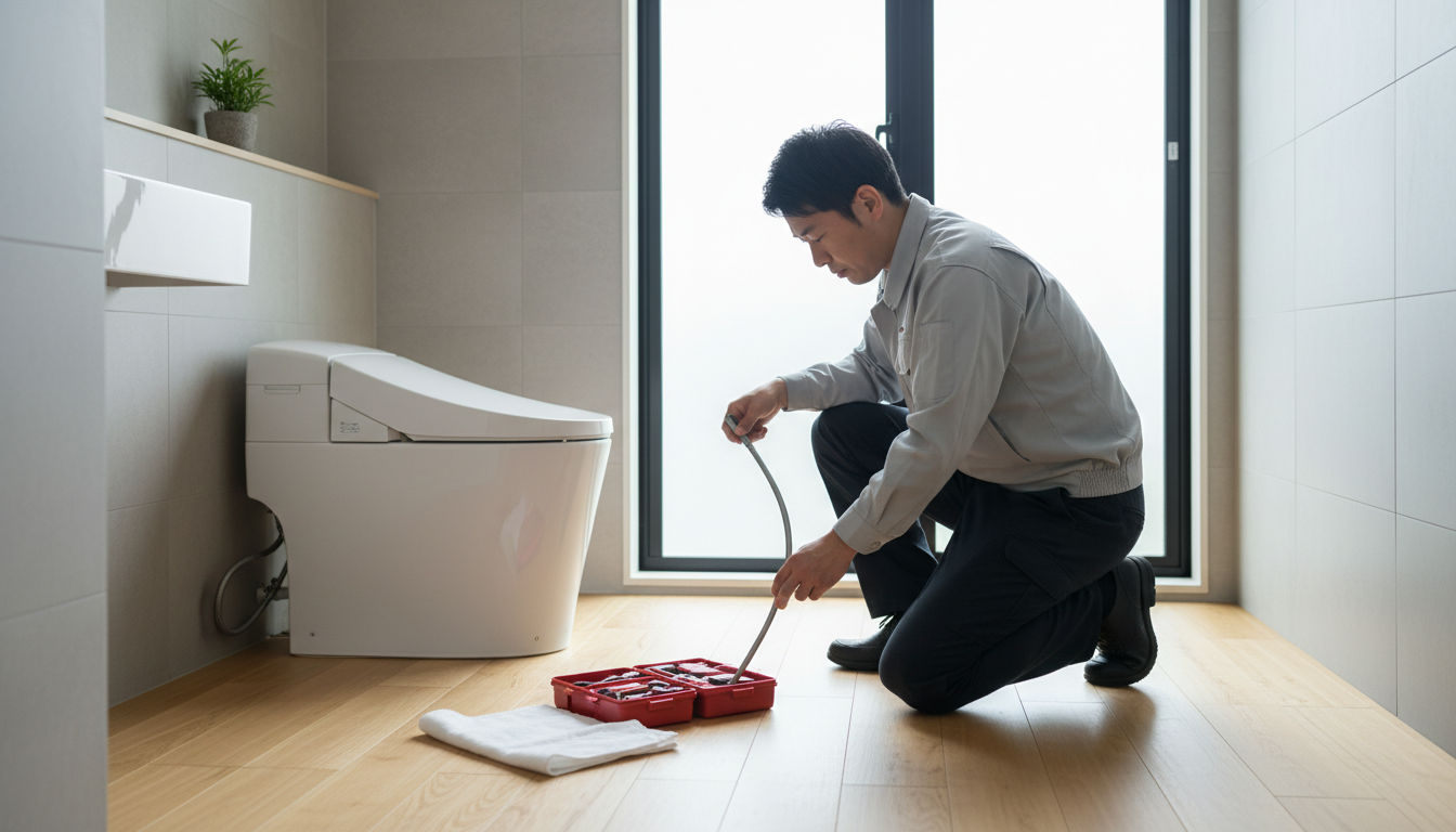 トイレつまり修理の料金相場と見積もりの重要性に関する画像