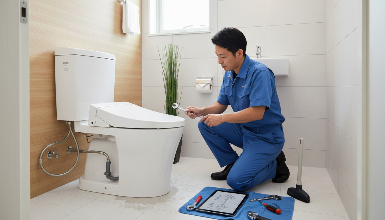 泉南市でトイレつまり修理業者を選ぶ3つの重要ポイントに関する画像