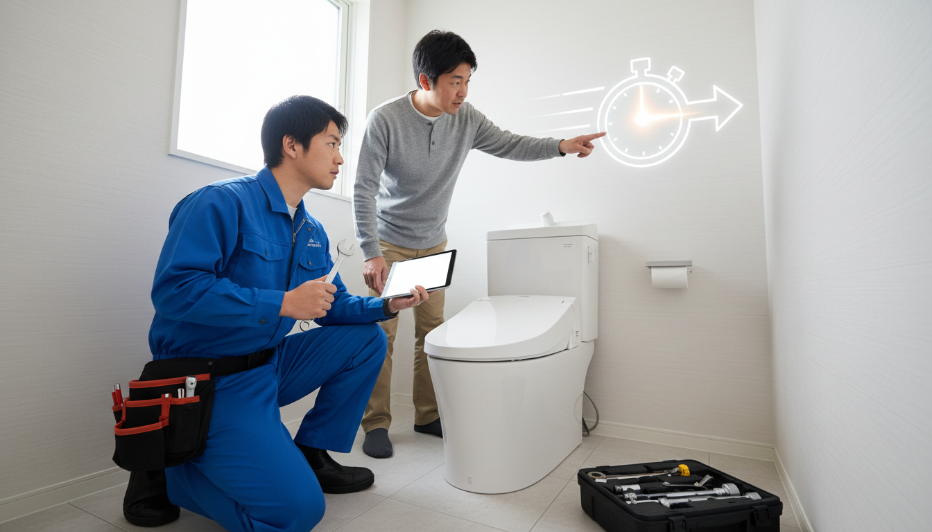 対応の速さは最優先！「最短到着時間」を確認しように関する画像