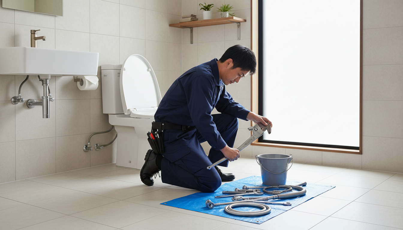 此花区のトイレつまり修理料金の相場に関する画像