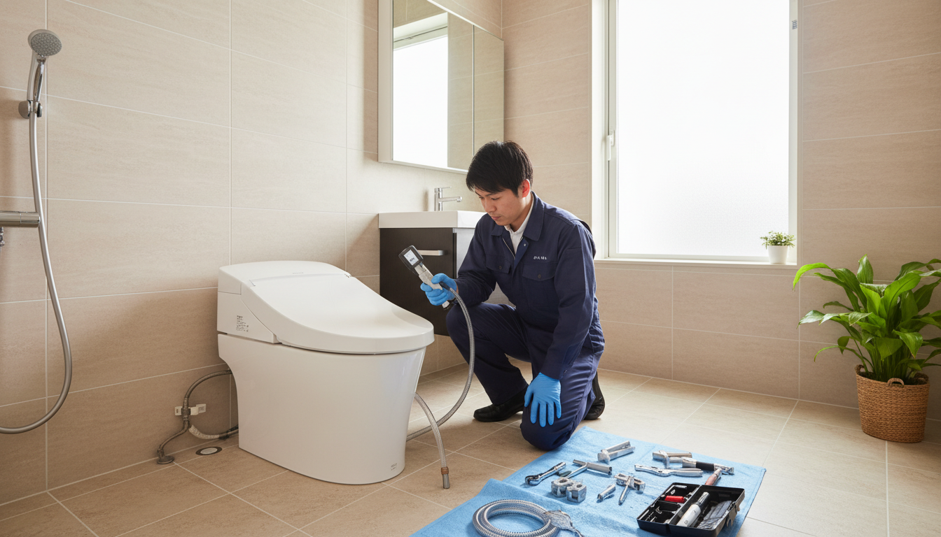 大阪市住之江区のトイレつまり修理料金の相場に関する画像