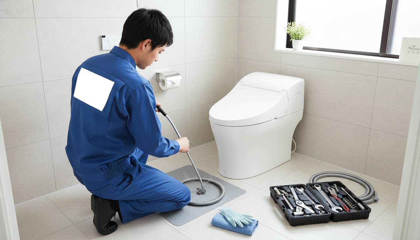 大阪市中央区におけるトイレつまり修理の料金相場に関する画像