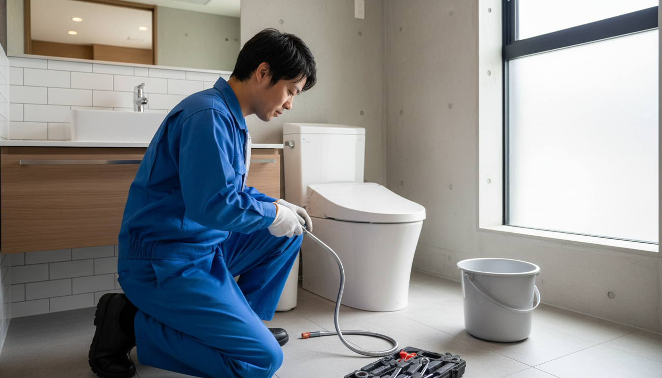 天王寺区のトイレつまり修理の料金相場と内訳に関する画像
