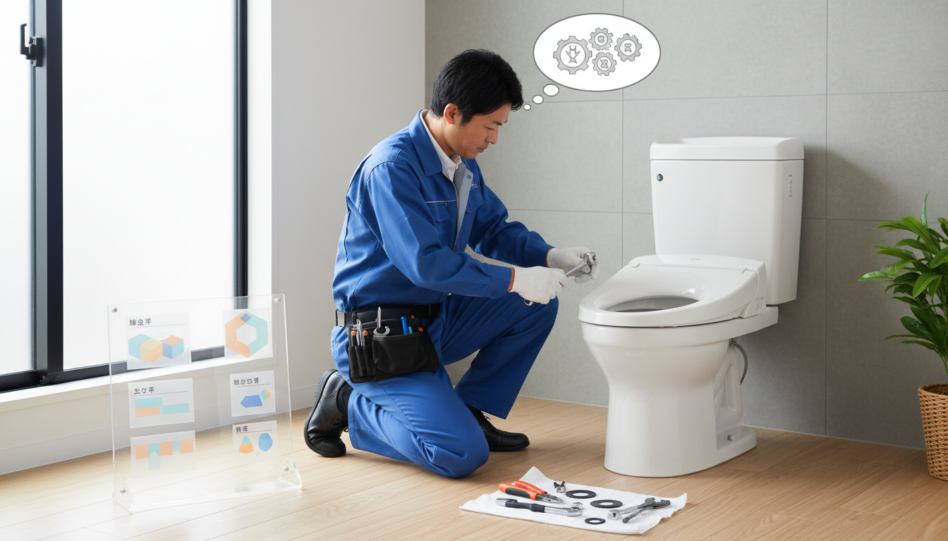 トイレつまり修理の料金が決まる仕組みに関する画像