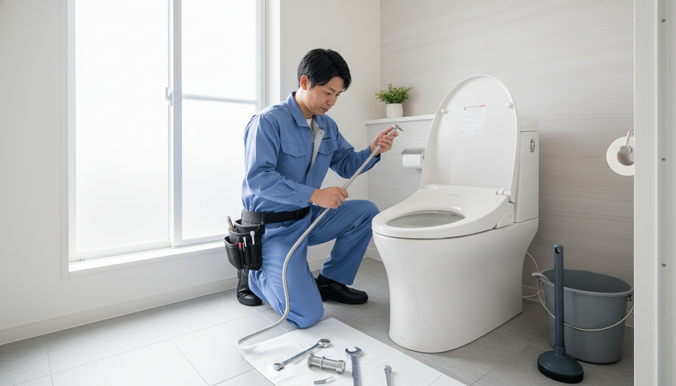 河南町のトイレつまり修理の料金相場は?に関する画像