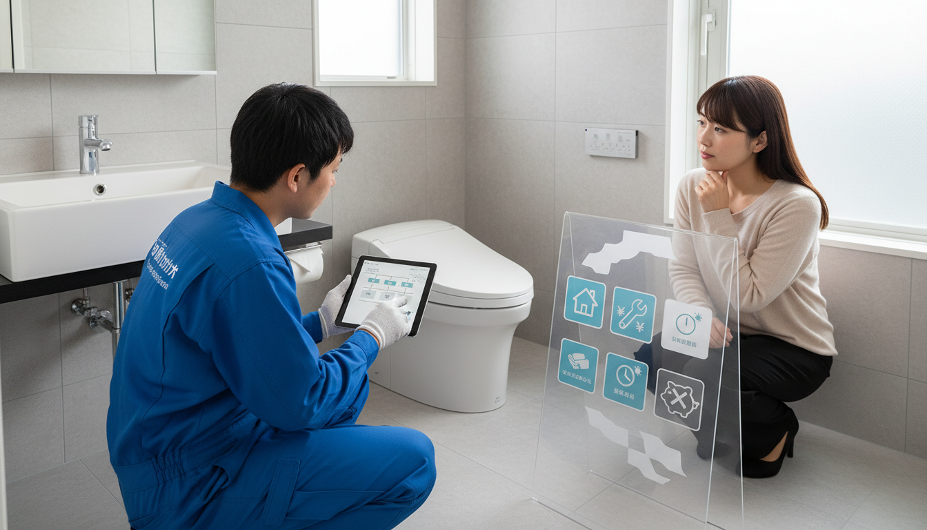 ポイント1：料金体系の明確さに関する画像