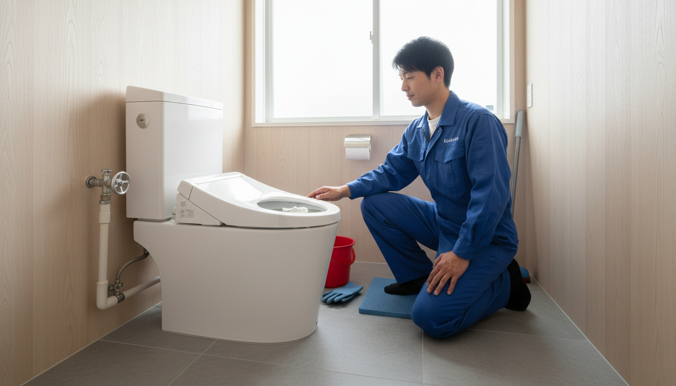 まずは落ち着いて！トイレつまりの原因と応急処置に関する画像