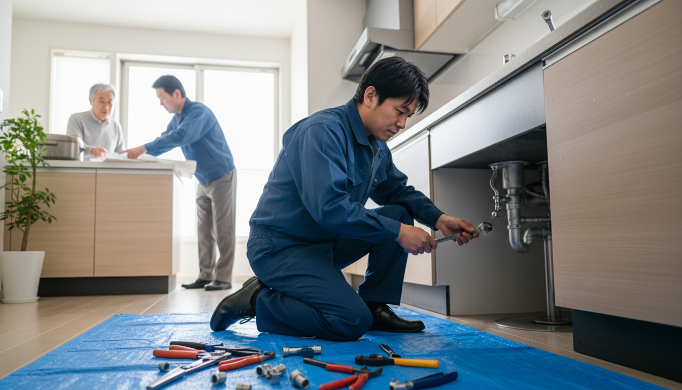 1. 水道局指定工事店であるかに関する画像