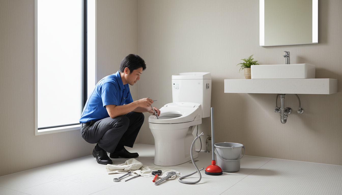 トイレつまりの症状別・料金相場の目安に関する画像