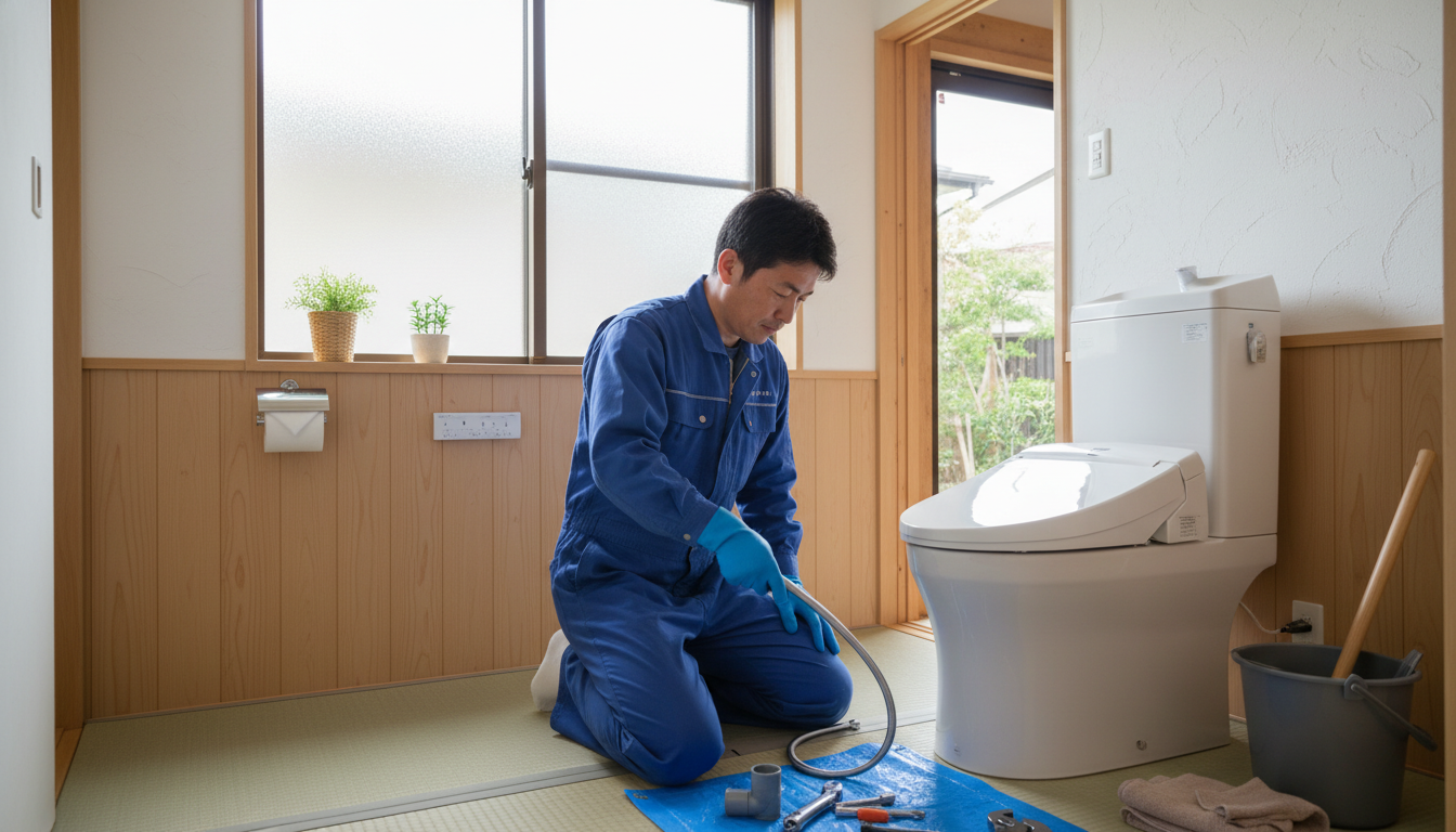 下伊那郡平谷村のトイレつまり修理業者の料金相場と内訳に関する画像