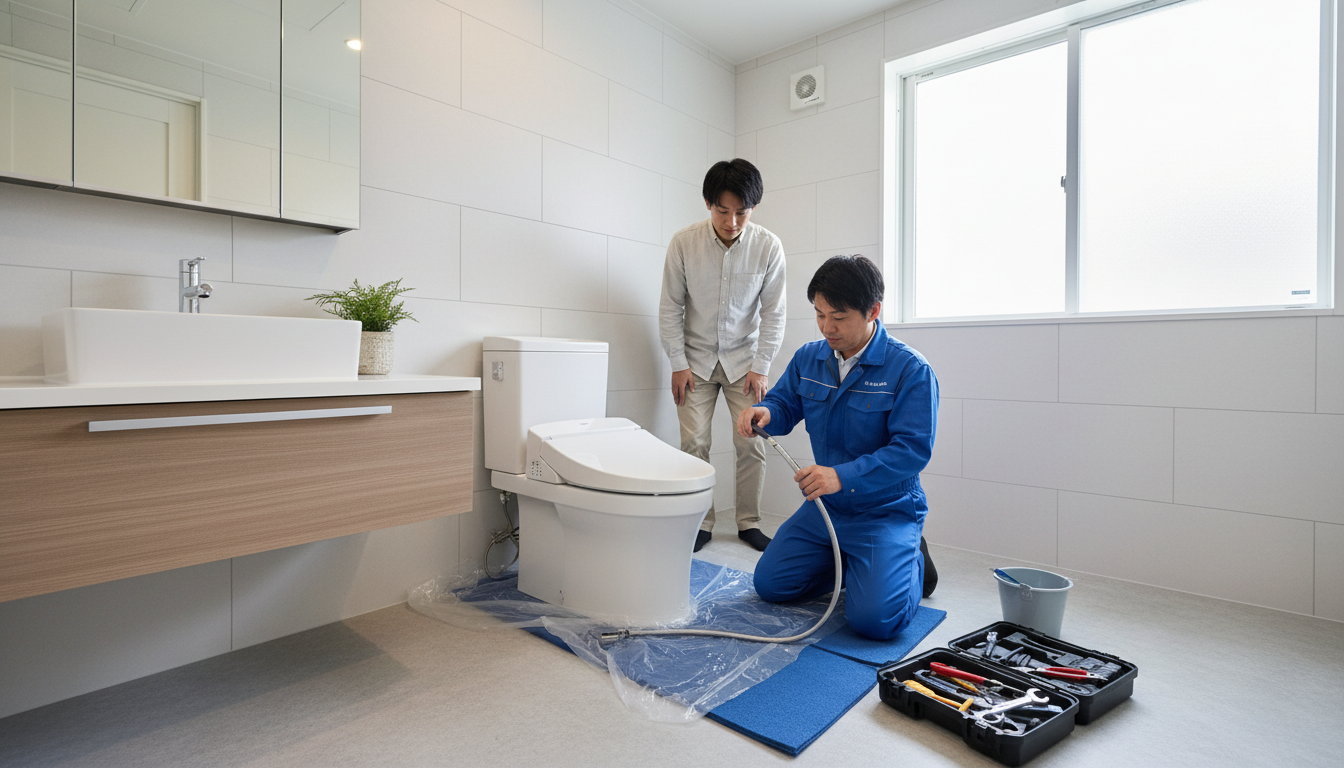 松本市でトイレつまり修理を依頼する際の料金相場に関する画像