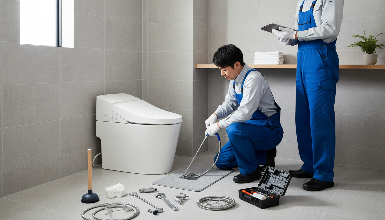 南箕輪村のトイレつまり修理にかかる料金相場に関する画像