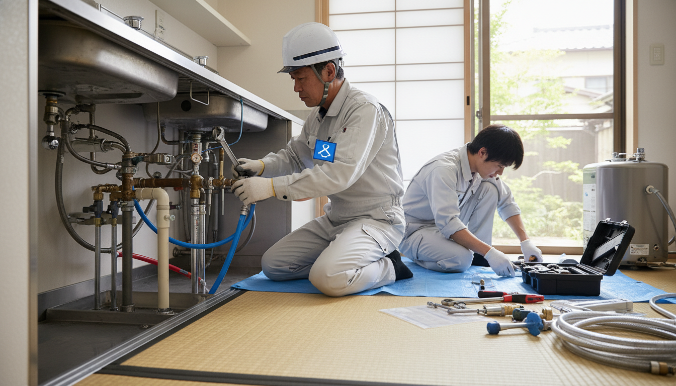 Point 1. 水道局指定工事店であるかを確認するに関する画像