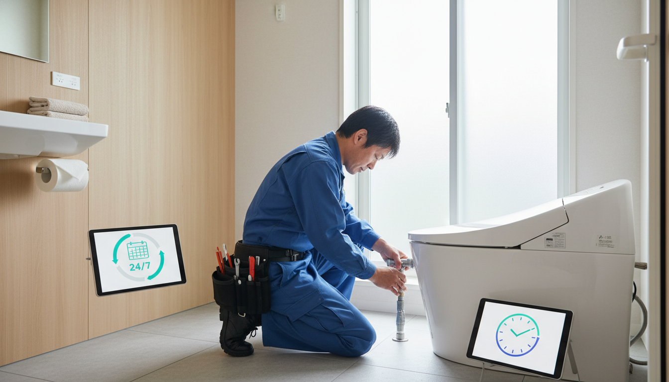 対応の速さ！最短到着時間と24時間365日受付かを確認に関する画像