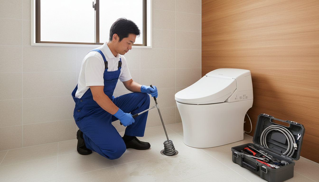 飯田市のトイレつまり修理にかかる料金相場と内訳に関する画像