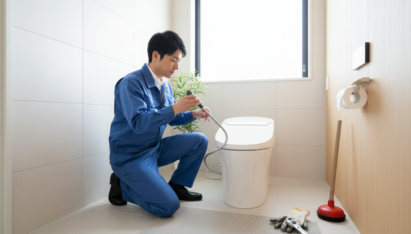 トイレつまり修理業者の料金相場と料金体系のカラクリに関する画像