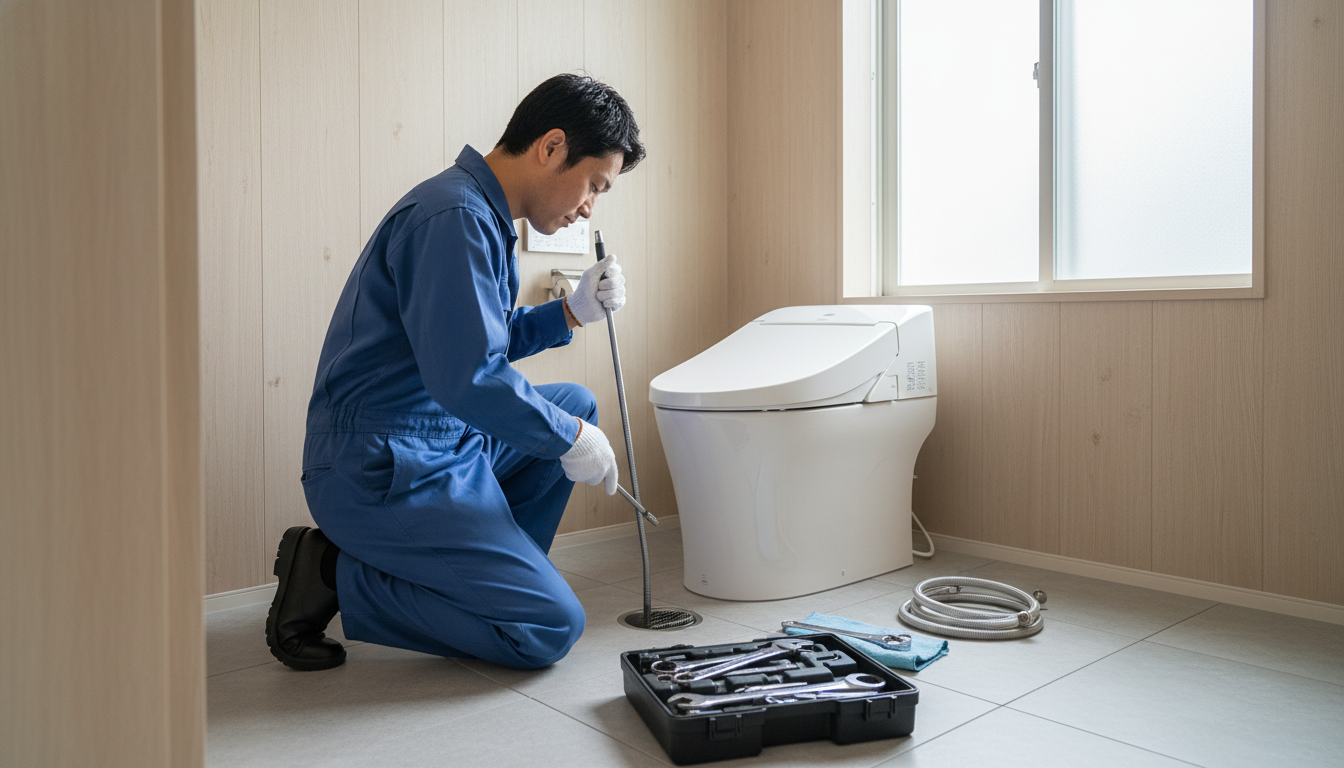 安来市のトイレつまり修理業者の料金相場に関する画像