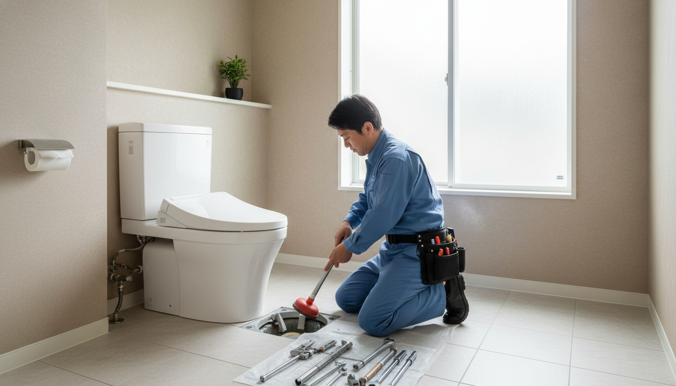 隠岐郡海士町のトイレつまり修理料金の相場に関する画像