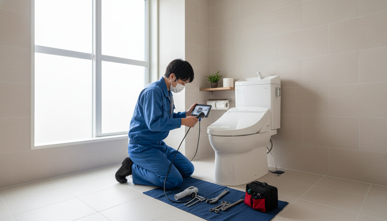 国立市のトイレつまり修理料金の相場と内訳に関する画像