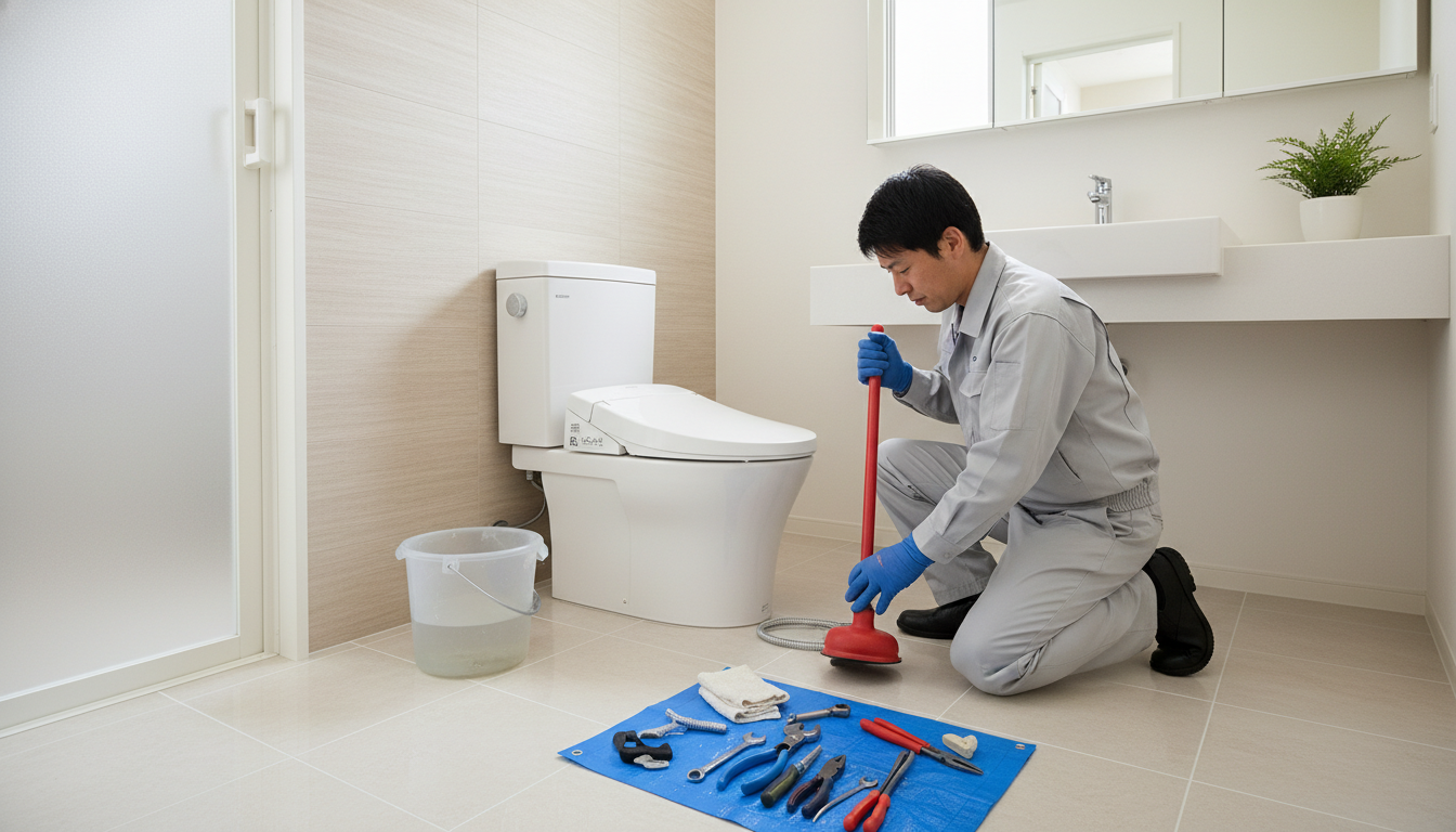 渋谷区のトイレつまり修理業者の料金相場と内訳に関する画像