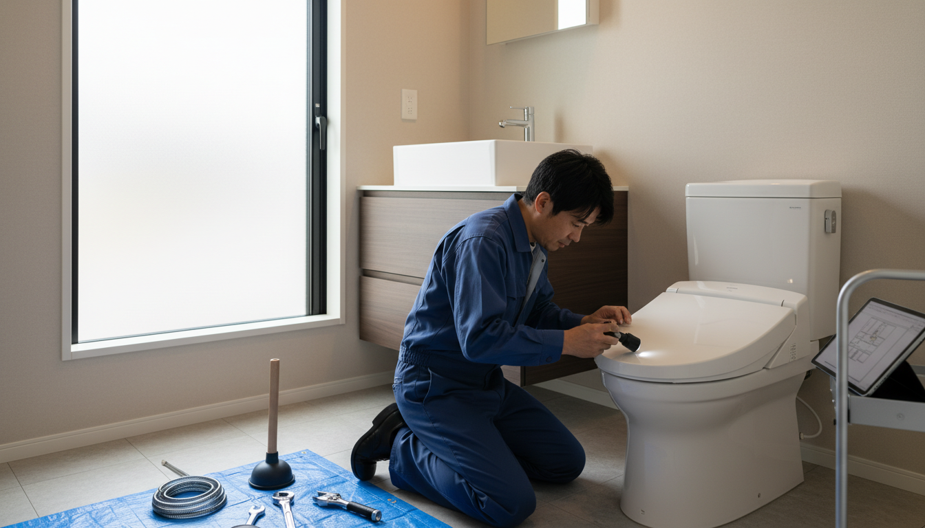 日野市で信頼できるトイレつまり修理業者の選び方に関する画像