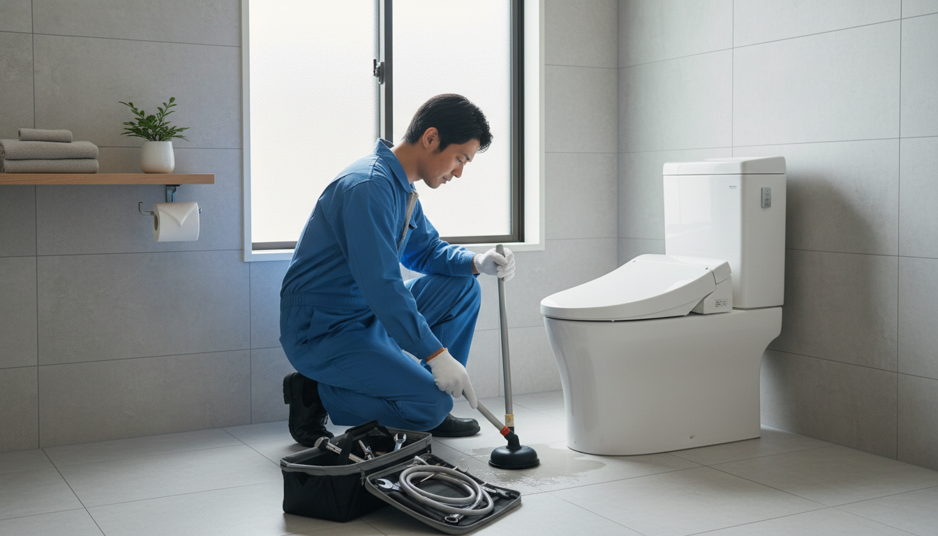 府中市でトイレつまり修理業者を選ぶ際の重要ポイントに関する画像