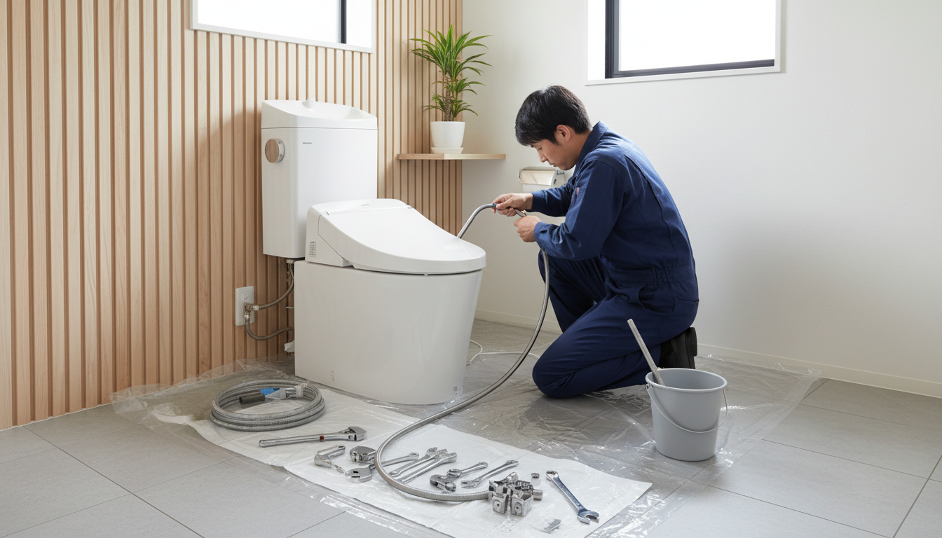 目黒区のトイレつまり修理にかかる料金相場に関する画像