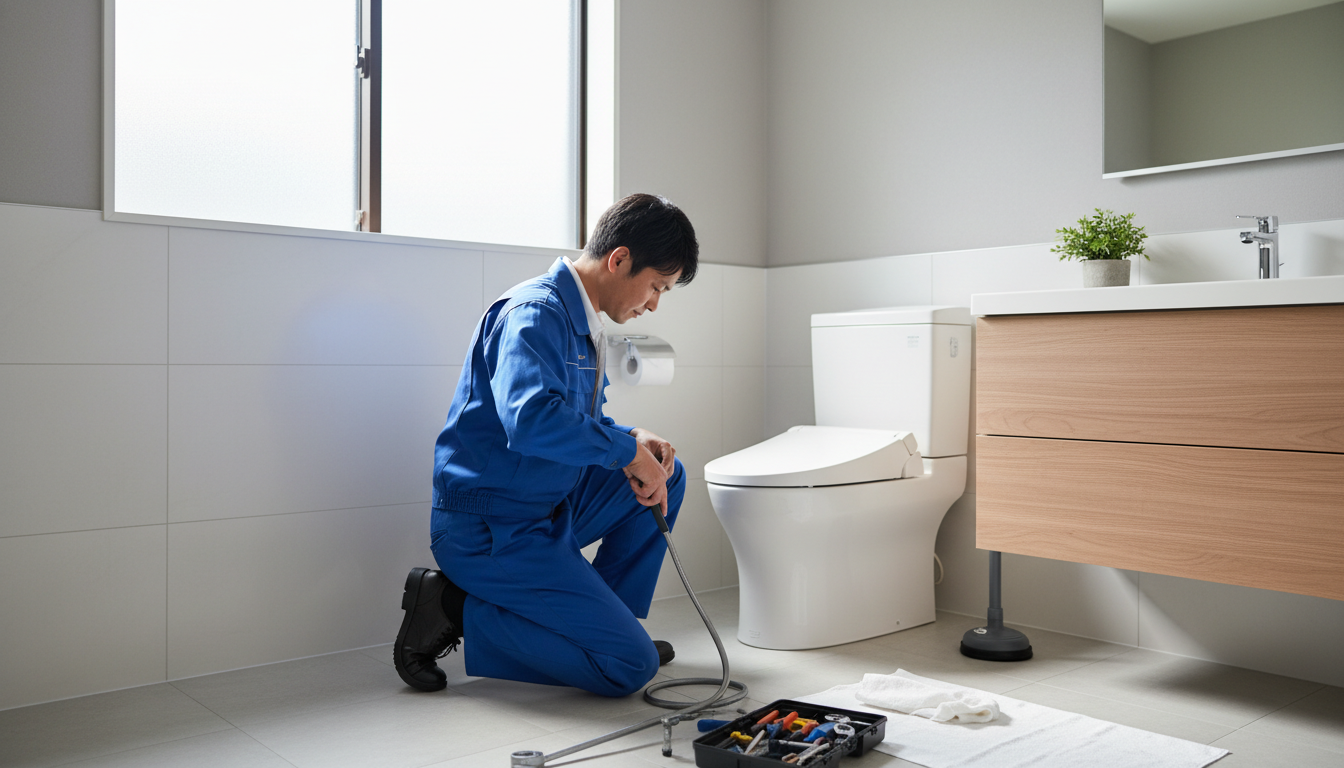 阿波市のトイレつまり修理料金の相場と料金体系のチェックポイントに関する画像