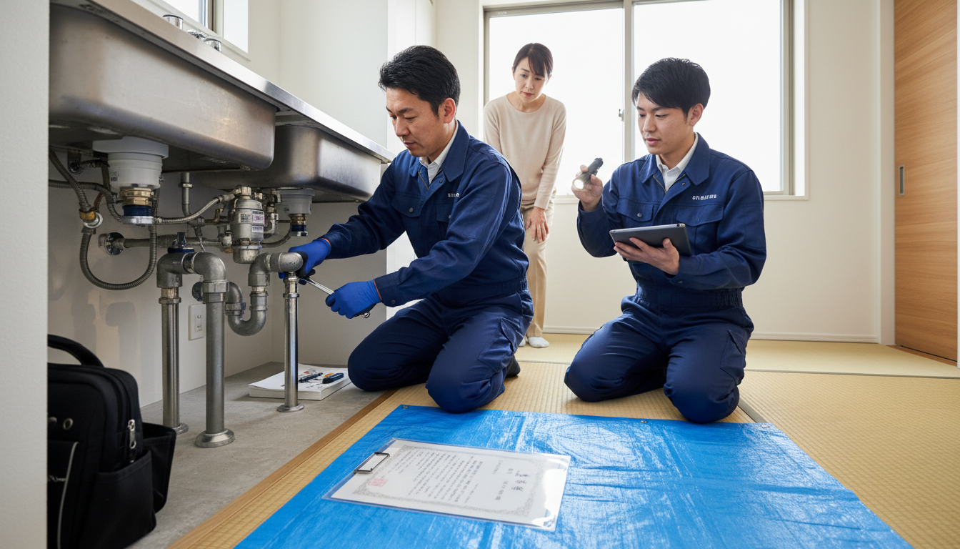 1. 水道局指定工事店であるかに関する画像