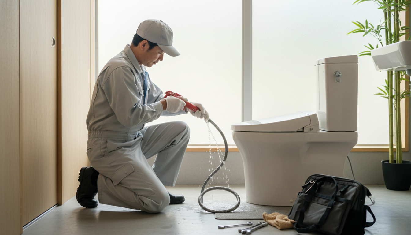 真岡市のトイレつまり修理の料金相場は?に関する画像