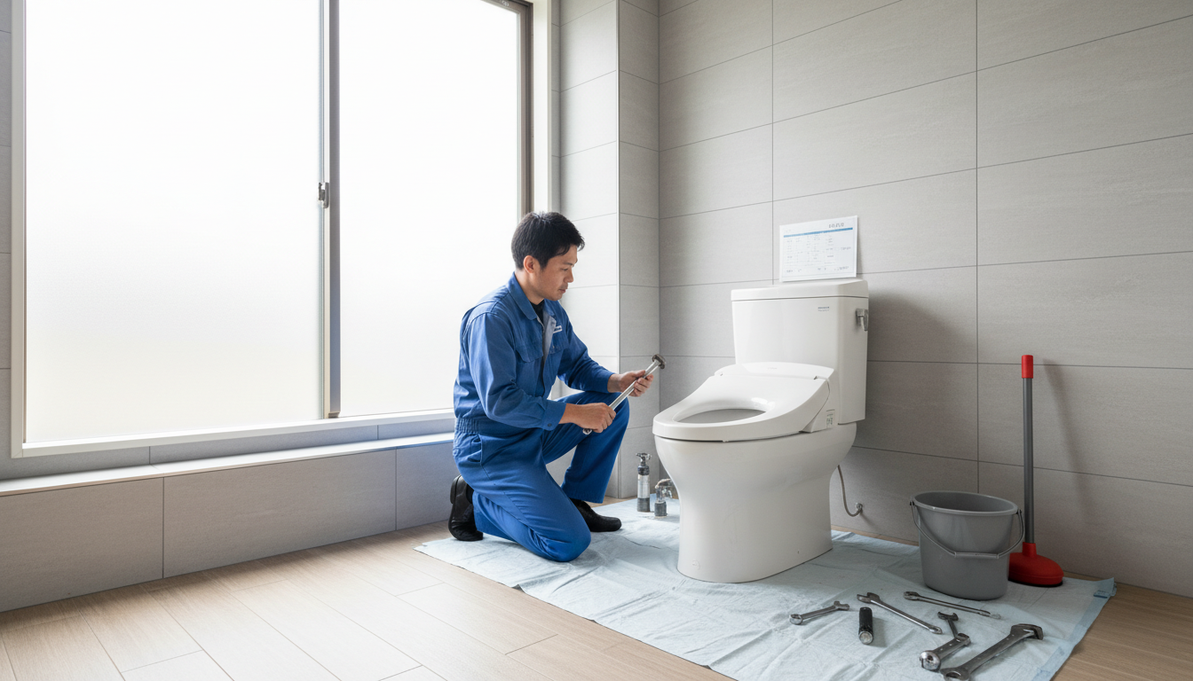 足利市のトイレつまり修理にかかる料金相場に関する画像