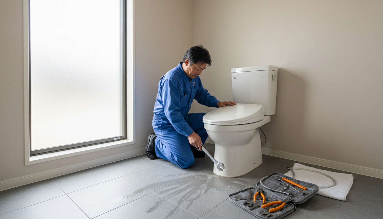 芳賀郡芳賀町のトイレつまり修理料金の相場に関する画像