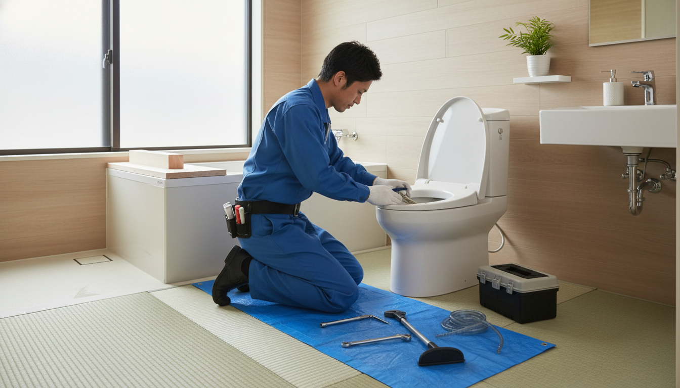 田原本町のトイレつまり修理業者の料金相場と内訳に関する画像