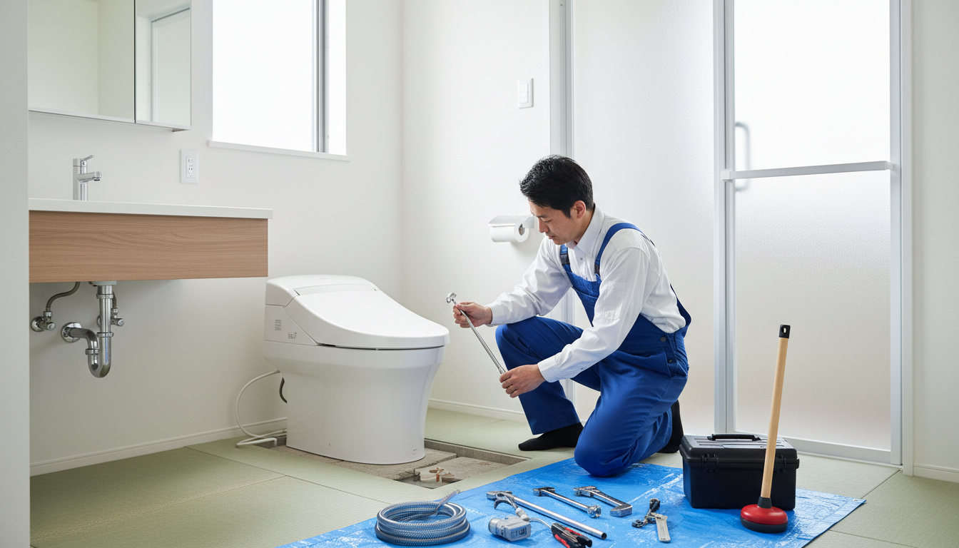 橿原市のトイレつまり修理業者の料金相場と内訳に関する画像