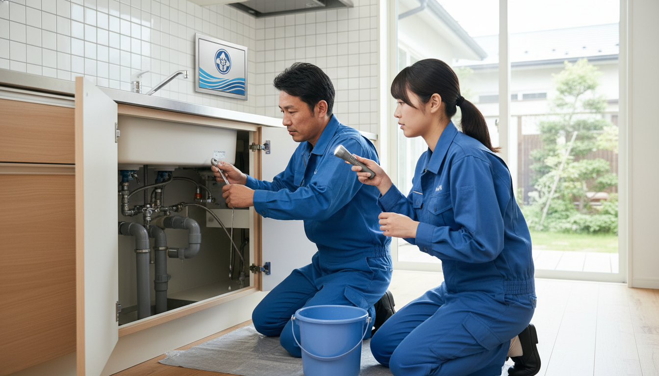 「水道局指定工事店」であるかを確認するに関する画像