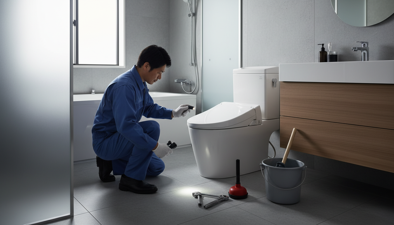 糸島市でトイレつまり修理を業者に依頼する際の料金相場に関する画像